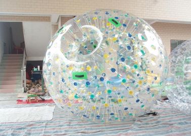 Kids / Adults Inflatable Zorb Ball Custom Colorful PVC / TPU With Harness