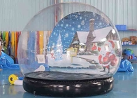 نفخ سنو غلوب زينة عيد الميلاد خيمة شفافة قبة فقاعة مع منفاخ الهواء