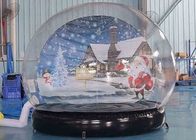 نفخ سنو غلوب زينة عيد الميلاد خيمة شفافة قبة فقاعة مع منفاخ الهواء