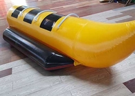 قارب الموز القابل للنفخ 0.9 مللي متر PVC 3 أشخاص يفجرون ألعاب المياه للبحيرة والبحر