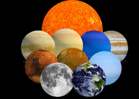 في الهواء الطلق الإعلان بالونات نفخ الكواكب المعلقة بالون الكرة الأرضية مع الصمام الخفيفة