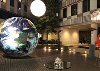 الإعلانات العملاقة المطاطية Word Globe Earth Map Ball LED الكواكب المعلقة