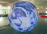 الإعلانات العملاقة المطاطية Word Globe Earth Map Ball LED الكواكب المعلقة