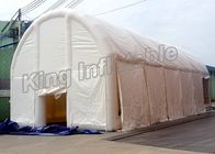 ثقب - إثبات خيمة واضحة للنفخ مصنوع من القماش المشمع 0.9 مم PVC ، 12.7mL * 5.7mW * 3.07mH