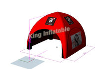 أحمر pvc tarpauline قابل للنفخ حدث خيمة Igloo لمعارض، قابل للنفخ سرادق