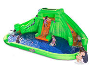 مخصص التمساح موضوع الشريحة المياه الشرائح نفخ لعب سبلاش PVC للأطفال