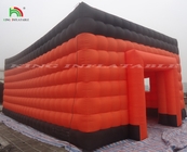 خيمة مكعب كبيرة قابلة للنفخ خيمة نادي ليلي قابلة للنفخ خيمة حفلة مع ضوء LED