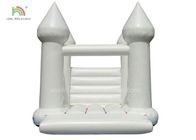 الأبيض PVC القماش المشمع الكبار الأميرة نطاط القلعة لحضور حفل زفاف 1 سنة الضمان
