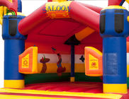 أطفال عملاق نفخ القفز القلعة مع الباب والنسر 6.6 × 5.0 م