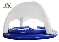 صنع وفقا لطلب الزّبون 8 * 5m ماء قابل للنفخ ماء لعبة مع خيمة تغطية CE SGS EN71