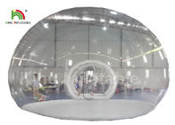 6M قطر شفاف قابل للنفخ فقاعة خيمة مع نفق لتخييم في الهواء الطلق الإيجار