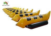 الصف التجاري الصفراء 3 مقاعد قابل للنفخ ذبابة قوارب الصيد / قارب قارب الموز