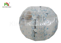 0.8mm نفخ واضح PVC الإنسان الوفير فقاعة الكرة / الإنسان الهامستر الكرة