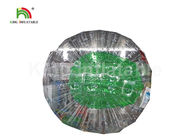 أخضر دائم 0.8mm PVC نفخ في الهواء الطلق الكرة الوفير للبالغين