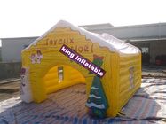 نفخ خيمة صفراء كارتون البيت الحدث سواء للداخلية وخارجية البيت