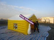 نفخ خيمة صفراء كارتون البيت الحدث سواء للداخلية وخارجية البيت