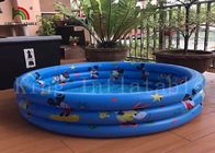 أنابيب ثلاثية جولة أطفال نفخ حمامات السباحة PVC القماش المشمع لطيف الكرتون