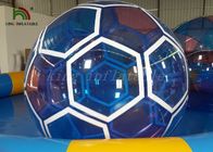 1.0 ملم شفاف PVC / PTU نفخ كرة القدم الكرة تفجير المشي على كرة الماء