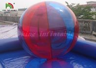 1MM PVC شريط اللون نفخ المشي على كرة الماء في شفاف