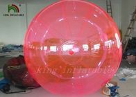 نوعية جيدة الأحمر PVC / TPU 2M نفخ كرة الماء YKK سحاب من اليابان