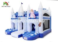 المجمدة القلعة تفجير الحارس كومبو الشريحة القلعة الأزرق / الأبيض PVC القماش المشمع القلعة