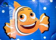 Clownfish نفخ المياه الشرائح مع حمام سباحة بواسطة القماش المشمع PVC دائم