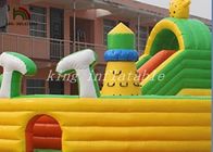 مشرق اللون قابل للنفخ التحرير والسرد ملعب ملعب ملاهي متعددة للأطفال