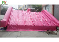 حديقة 0.55 مم PVC PVC القماش المشمع نفخ شريحة المياه للأطفال الوردي اللون حسب الطلب
