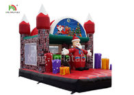 عيد ميلاد سعيد نفخ سانتا كلوز نطاط القلعة لعيد الميلاد الديكور 20ft