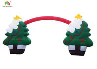EN14960 نفخ منتجات الدعاية 11 * 5 م نسف شجرة عيد الميلاد الأقواس سانتا