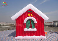 5 * 4 * 4 م نفخ الإعلان عن المنتجات الديكور عيد الميلاد خيمة البيت الأحمر