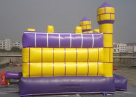 ساحة الشكل نفخ القفز القلعة / PVC القماش المشمع التجاري نطاط القلعة