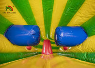 PVC في الهواء الطلق الأسد الكرتون Bounce Obstacle Course 6.5 * 5.5 * 3.2m