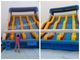 Blue 2 Lanes 2 Climbs Inflatable Water Slide For Water Sport PVC 8*7m