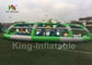 Outdoor Crocodile Kids Inflatable Water Park Floating Aqua With Digital Printing