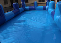 الأزرق PVC أطفال حمامات السباحة ، وحمامات السباحة نفخ مختومة الحر 0.9 مم