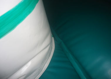 نوع القلعة التجارية الخضراء نفخ القفز القلعة 5 × 4 م PVC القماش المشمع