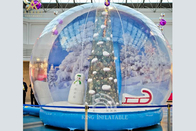 عيد الميلاد نفخ سنو غلوب خيمة زينة عيد الميلاد التجارية في الهواء الطلق عيد الميلاد الإعلان