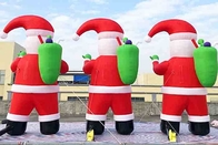 عملاق نفخ سانتا كلوز ساحة زينة عيد الميلاد تفجير سانتا المطاطية