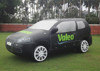 PVC نفخ سيارة الإعلان سرعة تحطم اختبار تفجير نموذج سيارة 3D