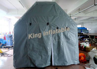 خيمة رمادية مضادة للماء قابلة للنفخ 6 × 4 م للطب الطبي أو التخييم