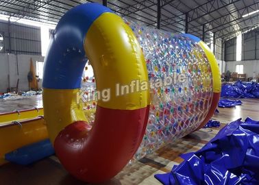 مجنون المرح محكم 0.8MM PVC / TPU نسف لعبة المتداول المياه للسباحة