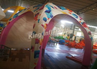 تصميم جديد 3 * 3M خيمة نفخ العنكبوت نفخ للدعاية أو حدث
