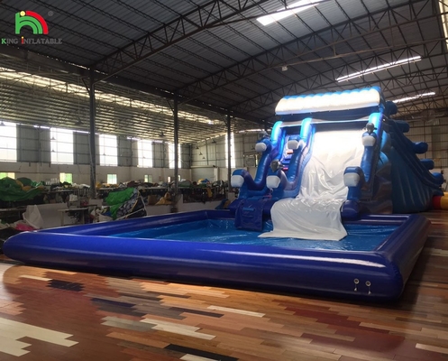 بيع الساخن المنزلق المائي المضخم التجاري المنزلق المائي المضخم مع حمام سباحة المنزلقات المائية المضخمة بالجملة