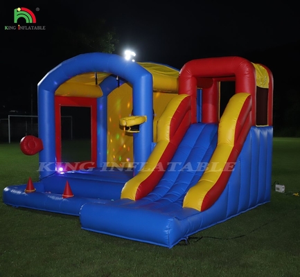 الأطفال القصر المضغوط مع الهواء القصر المضغوط مع المنزلق ، التسلق ، العقبات ، الترامبولين ، حوض السباحة