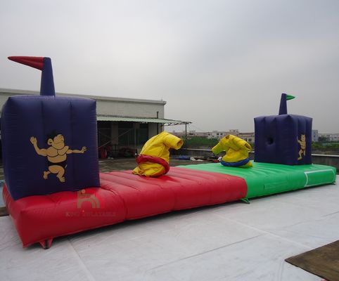 لعبة قابلة للنفخ عالية الجودة كرنفال منزل نطاط بدلات سومو لعبة الجري بالحبل المرن للكبار والأطفال ﻿