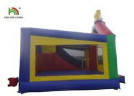 0.55mm PVC الأصفر 20FT سبونجبوب نفخ حزب كومبو القفز القلعة للأطفال