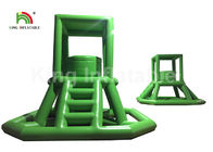 أخضر 16.41 قدم لعبة نفخ المياه PVC برج حرس تسلق مع سلم