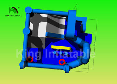 دائم 0.45mm PVC نفخ منزلق القفز القلعة / قلعة نطاط للاطفال