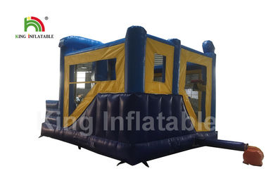 دائم 0.45mm PVC نفخ منزلق القفز القلعة / قلعة نطاط للاطفال